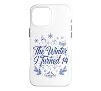 The Winter I Turned 14 Funny Birthday Parody Cozy Case for iPhone 16 Pro Max