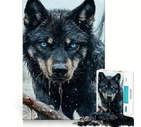The Winter Wolf Jigsaw Puzzles 1000 Pieces for Teenagers Think Game Peaceful Time Quality Edge Perfect Present (38x52cm)