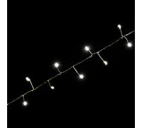 The Winter Workshop - 1000 LEDs Pin Wire Compact Lights - Multi-Function - Timer - Indoor & Outdoor Christmas Party Wedding Home Décor - Cool White with Green Wire