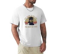 The Wire Omar Little Vintage Crime Movie Dark Heather Mens T-Shirt White XXL