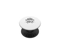 The Wire Whisperer Funny Wire Wrapping Jewelry Maker Shirt PopSockets Adhesive PopGrip