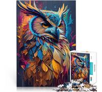 The Wise Owl1000 Piece Jigsaws for Adults Puzzle Toys Educational Games Stress Relieving Unique Home Decor and Gifts 38x26cm