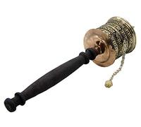 The Wise Sage Tibetan Buddhist Om Mani Handmade Copper Prayer Wheel