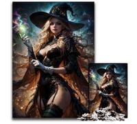 The Witch Anime Queen Jigsaws 1000Pieces for Adults Puzzles for Adults Challenging Brain Teaser Family Activity Home Decor 1000 PCS(75x50cm)
