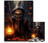 The Witch Cat1000 Piece Jigsaw Puzzle Puzzles for Adults for Teenagers Teens Ideal Birthday 1000 PCS(75x50cm)