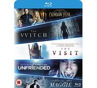The Witch / Crimson Peak / Maggie / The Visit / Unfriended Blu-Ray [2016]