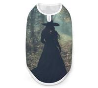 The Witch Dark Forests Dog Clothes Printed Pet Shirts Summer Vest T-Shirt Sweatshirt for Small Dogs Cats S