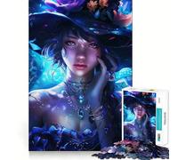 The Witch Jigsaw Puzzle for Adults 1000 Pieces Think Smart Toy Home Enjoy Accurate Cut Wall Art Decor (50x75cm)