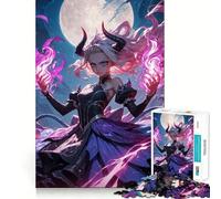 The Witch Jigsaw Puzzles 1000 Piece for Teenagers Improve Memory Relaxing Fun Sharp Edge Unique Gift (38x52cm)