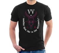 The Witch Live Deliciously Quote Men's T-Shirt Black