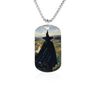 The Witch of Darkness Necklace Gift for Girlfriend Boyfriend, Long Chain Pendant Custom with Picture, Personalized Necklace Gift for Christmas Anniversary Family Birthday Valentine's Day