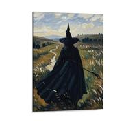 The Witch of Darkness Wall Art Posters for Bedroom, Personalized Canvas Prints for Office, Framed Wall Decor Picture 08x10inch(20x25cm) for Living Room, Bathroom, Farmhouse, Restaurant