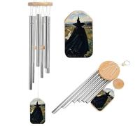 The Witch of Darkness Wind Chimes for Outside 20.5 Inch Small Windchime