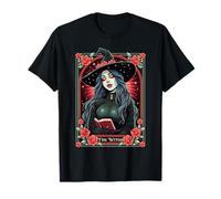 the Witch Tarot Card for Romance and Magic, Rose T-Shirt