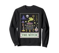 The Witch Tarot Card Mystical Witchy Occult Magical Wiccan Sweatshirt