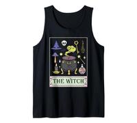 The Witch Tarot Card Mystical Witchy Occult Magical Wiccan Tank Top