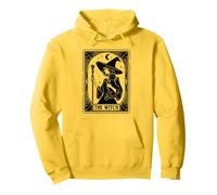 The Witch Tarot Card Vintage Mystical Occult Witchy Pullover Hoodie