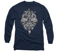 The Witcher Basilisk Unisex Long Sleeve T Shirt, Navy, S