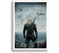 The Witcher Cast Signed Autograph A4 Poster Photo Print TV Show Series Season Framed Memorabilia Gift (A3 Poster only)
