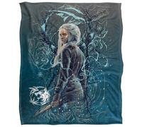 The Witcher Ciri Airbrush Silky Touch Super Soft Throw Blanket 152 X 127 cm, White