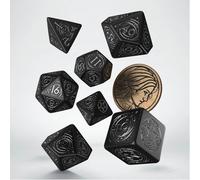 Q-Workshop WYE37 Dice Set - The Witcher: Yennefer - The Obsidian Star (7)