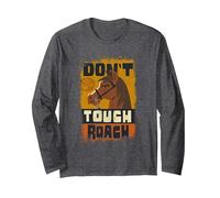 The Witcher Don't Touch Roach Long Sleeve T-Shirt, Adult Unisex, Dark Heather Grey, Medium