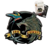 The Witcher Enamel Pin Badge - Official Limited Edition Collectible with Geralt White Wolf, Ciri Swallow & Yennefer Obsidian Star Symbols - Individually Numbered (9,995 Worldwide)