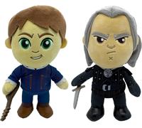 The Witcher Geralt & Jaskier Plush Pair M8Z Range from Jinx 8 Inch NEW