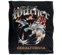 The Witcher Heavy Metal Geralt Of Rivia Silky Touch Super Soft Throw Blanket 152 X 127 Cm