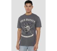 The Witcher Kaer Morhen Medallion Tree T-Shirt, Charcoal in Grey | Size: Large The Witcher Grey L