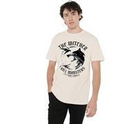 The Witcher Kill Monsters Unisex T Shirt, Natural, XX-Large, XXL