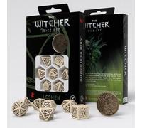 The Witcher Leshen Dice Set 7 Dice + Metal Coin Q-Workshop RPG DnD