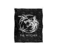The Witcher Logo Silky Touch Super Soft Throw Blanket 152 X 127 cm in White The Witcher White 152 X 127 cm