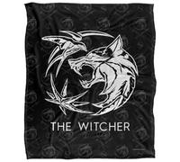 The Witcher Logo Silky Touch Super Soft Throw Blanket 152 X 127 Cm, White