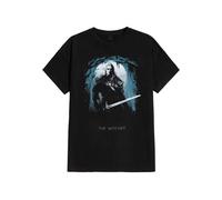 The Witcher - Silhouette Moon - T-Shirt - black - M - 100% Cotton,Jersey M