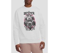 The Witcher - The Wild Hunt Sweatshirt, White | Size: Small The Witcher White S