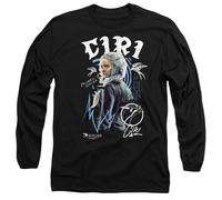 The Witcher Unisex Ciri Graffiti Unisex Long Sleeve T Shirt, Black T-Shirt