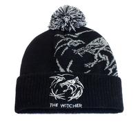 The Witcher Wolf Logo Beanie black grey Onesize