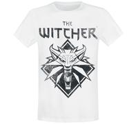 The Witcher Wolf Logo T-Shirt white L