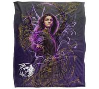 The Witcher Yennefer Airbrush Silky Touch Super Soft Throw Blanket 152 X 127 cm, White