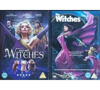 THE WITCHES 1-2 COMPLETE ROALD DAHL COLLECTION / 1. THE WITCHES ( ANJELICA HOUSTON 1989) / 2. THE WITCHES ( ANNE HATHAWAY 2020 REMAKE) = ULTIMATE 2x DVD UK SET
