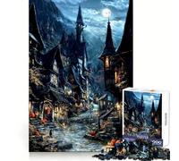 The Witching Village 1000 Pieces Puzzles for Teenagers Boost Recall Relaxing Fun Accurate Edge Thoughtful Gift (50x75cm)