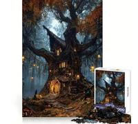 The Witching Wood 1000 Piece Jigsaws for Teenagers Puzzle Wise Think Toy Simple Fun Tight Cut Santa Wish Pick (38x52cm)