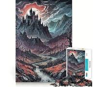 The Witchs House 1000 Piece Jigsaw Puzzles for Adults Jigsaw Memory Lift Slow Enjoy Image Assembly Creative Gift (38x52cm)