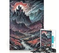The Witchs House Teenagers 1000 Piece Jigsaw Puzzle Memory Gain Light Relax Design Assembly Wall Art Decor (50x75cm)
