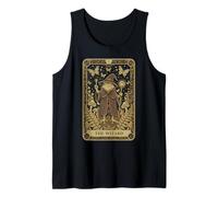 The Wizard Frog Cottagecore Tarot Card Aesthetic Witchy Tank Top