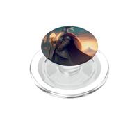 The wizard knight hero with courage and magic PopSockets PopGrip for MagSafe