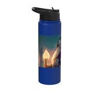 The Wizard Knight Hero with Courage and Magic Stainless Steel Insulated Water Bottle
