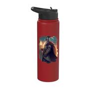 The Wizard Knight Hero with Courage and Magic Stainless Steel Insulated Water Bottle