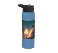 The Wizard Knight Hero with Courage and Magic Stainless Steel Insulated Water Bottle